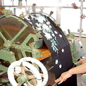 乾燥・湯のし作業工程画像